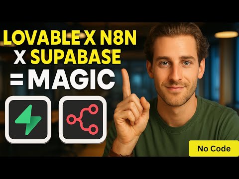 The Future of AI App Building Explained (n8n + Supabase + Lovable)